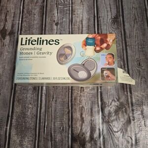 Lifelines Scent-Infused Meditative Fidget Stones & Calm Essential Oil Set